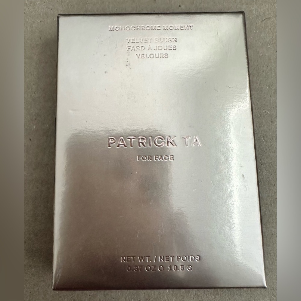 Patrick Ta Monochrome Moment Velvet Blush BNIB